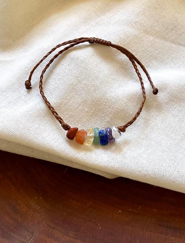 دستبند سنگهای هفت چاکرا