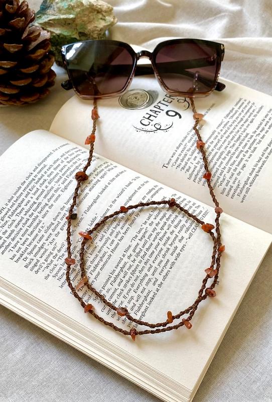 بند عینک سنگ کارنلین