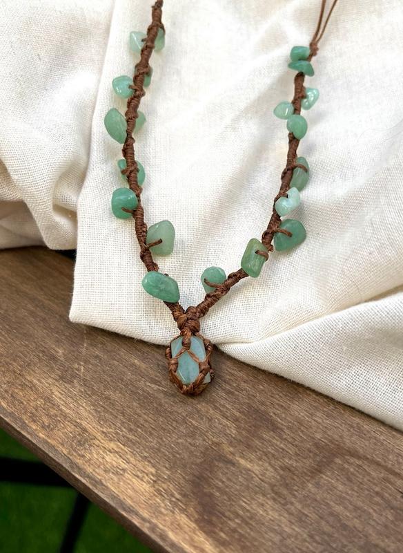 گردنبند سنگ اونتورین