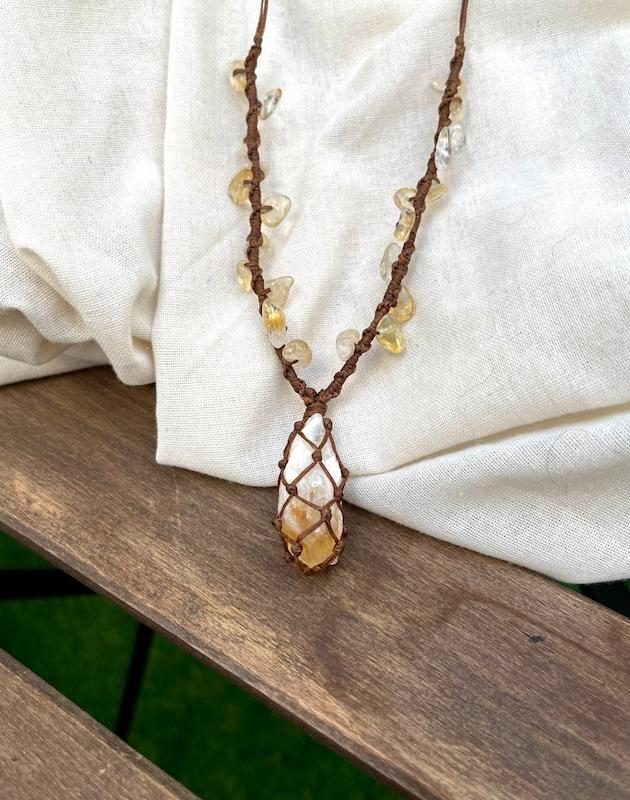 گردنبند سنگ سیترین