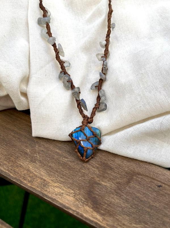 گردنبند سنگ لابرادوریت