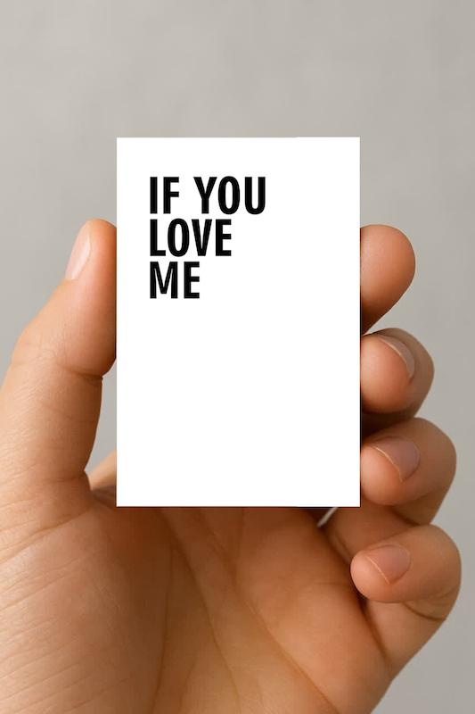 مگنت IF YOU LOVE ME