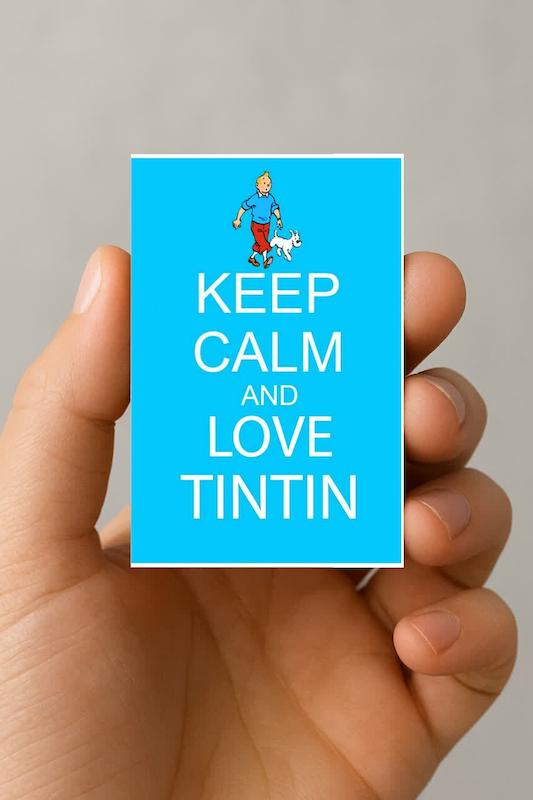 مگنت Keep Calm and Love Tintin