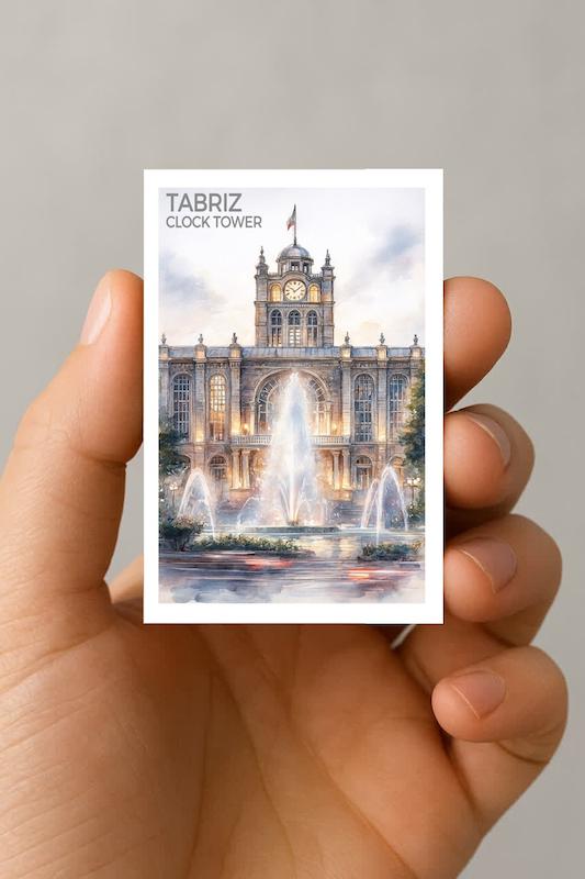 مگنت برج ساعت تبریز