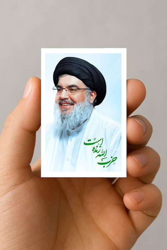 مگنت حسن نصرالله "حرب الله زنده است"
