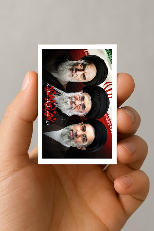 مگنت سه رهبر (امام خمینی-رهبر شهید-سیدمجتبی خامنه ای) (4)