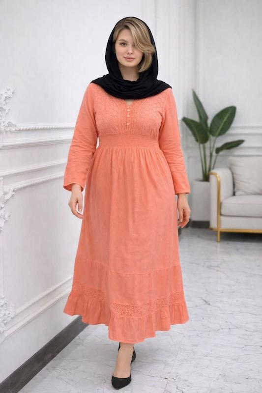 پیراهن ساحلی زنانه طرح سلن