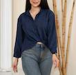 شومیز گره دار زنانه طرح آیین