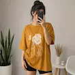 تی شرت لانگ نگین دار مدل مهسا
