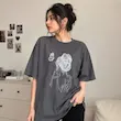 تی شرت لانگ نگین دار مدل مهسا