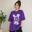 تی شرت لانگ نگین دار مدل میکی موس 2