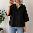 شومیز باکسی نگین دوزی طرح ژاکلین