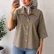 شومیز باکسی نگین دوزی طرح ژاکلین