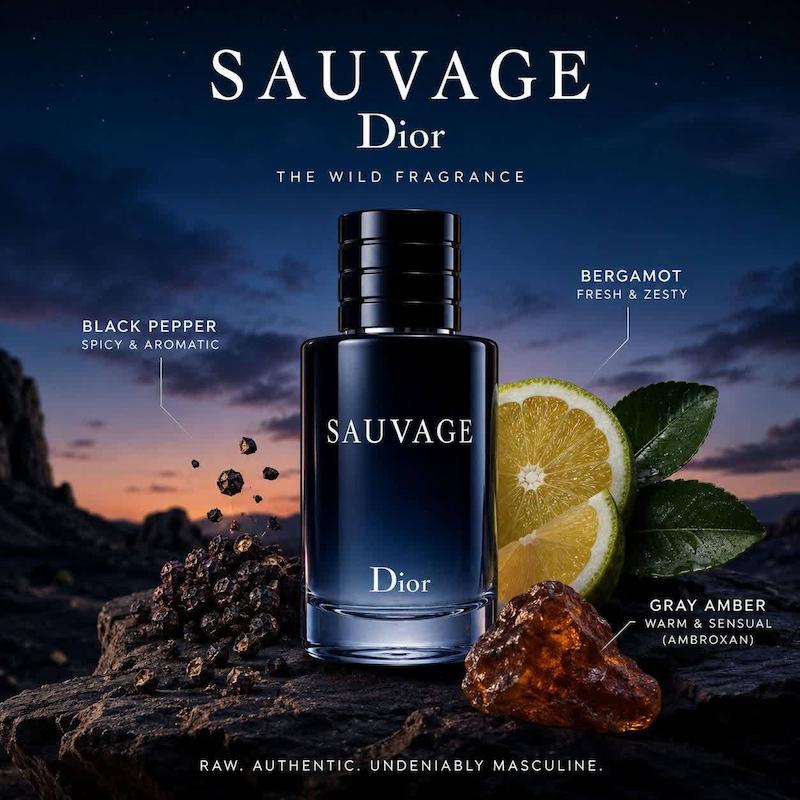 ادکلن ساواچ دیور Dior Sauvage