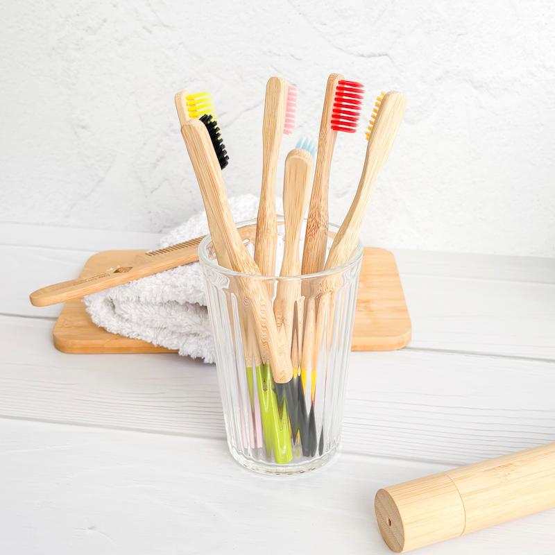 مسواک بامبو بزرگسال نرم