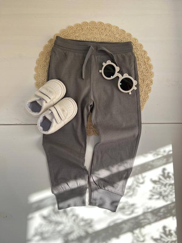 شلوار اسلش طوسي روشن h&m