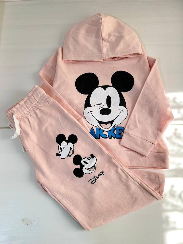 هودي شلوار ميكي موس گلبه اي h&m