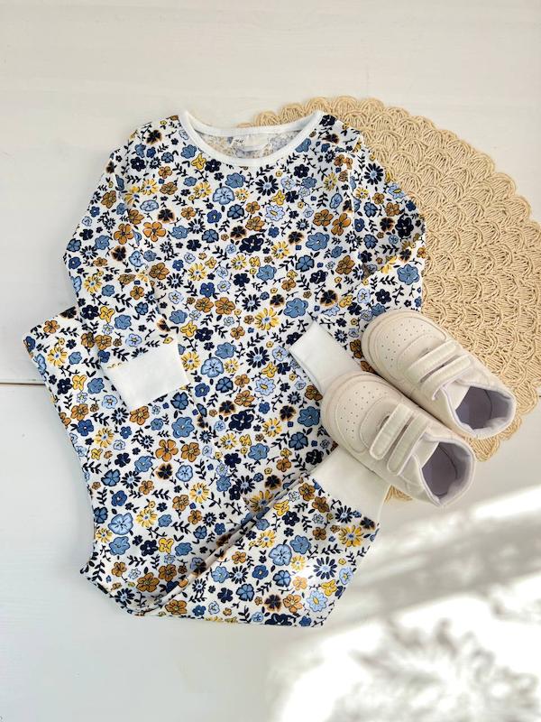 ست گل آبي h&m