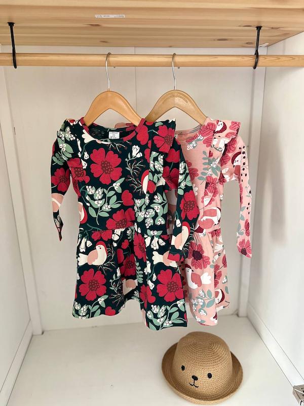 پيراهن گل و پرنده lindex