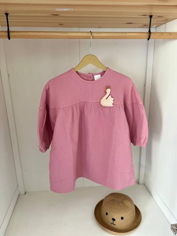 پیراهن صورتی قو next