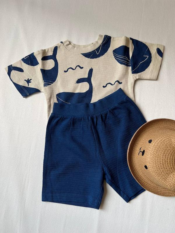 تی شرت شلوارک نهنگ برند next