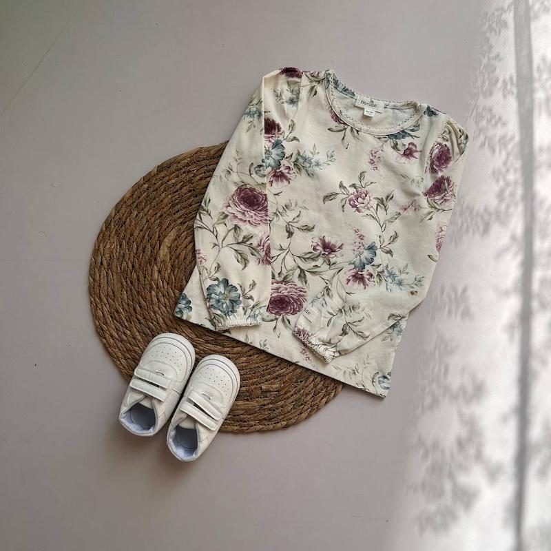 ایرادات جزئی : بلوز گلگلی برند newbi