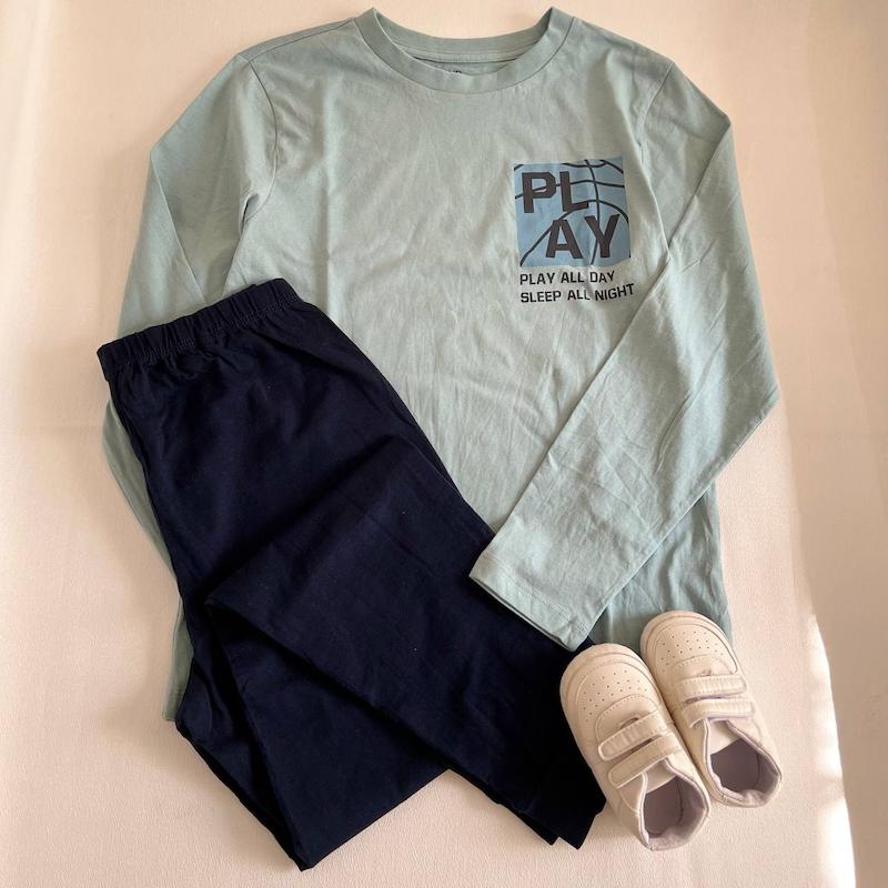 ست آبي سرمه اي ovs