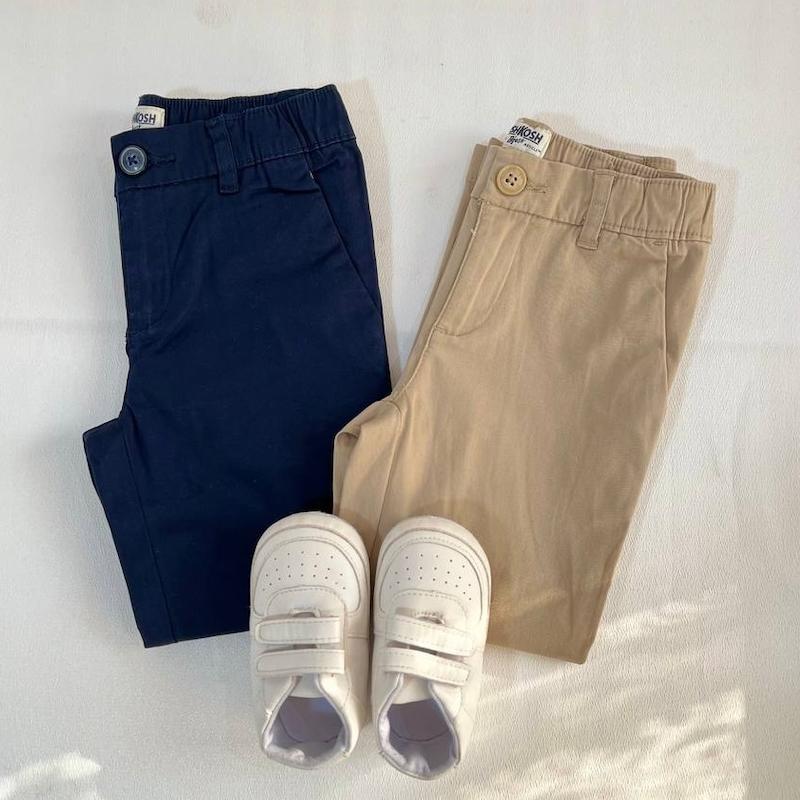 شلوار اشكش كرم و سرمه اي oshkosh كد(١)