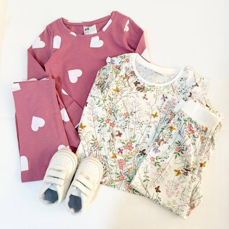 بلوز شلوار قلب و آهو H&M