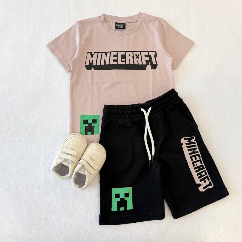تيشرت شلوارك Mincraft كالباسي روشن next