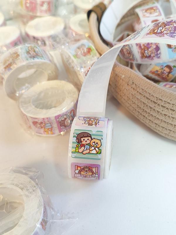 استیکر رولی مربعی