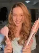 فر کننده موی Cupid's Charm شیگلم | مجموعه صورتی قلبی | فر خودکار یک‌دکمه‌ای
