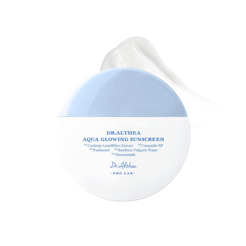 کرم ضدآفتاب آبرسان و درخشان‌کننده آکوا | Aqua Glowing Sunscreen Pro Lab (دکتر آلثیا / Dr. Althea)