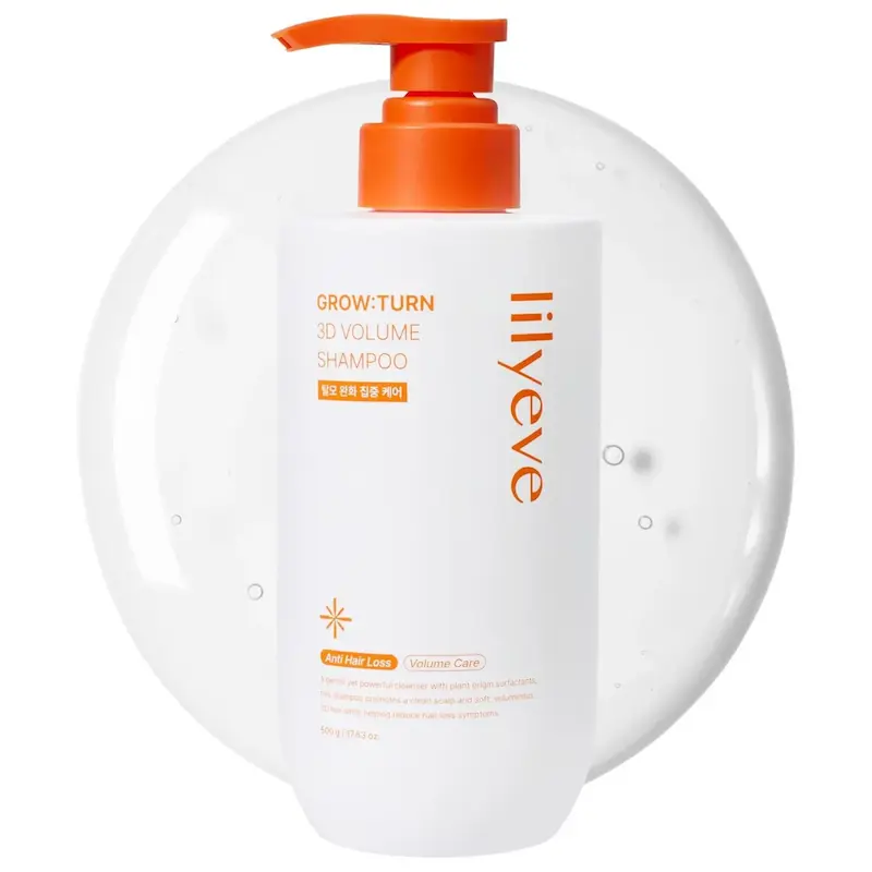 شامپو ضدریزش و حجم‌دهنده GROW:TURN 3D Volume Shampoo لیلی‌اِو