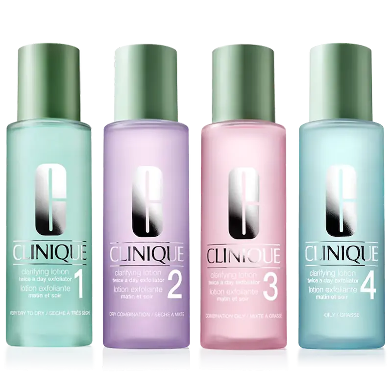 تونر کلینیک شماره 1 و 2 و 3 و 4 کلینیک | لوسیون لایه بردار کلینیک