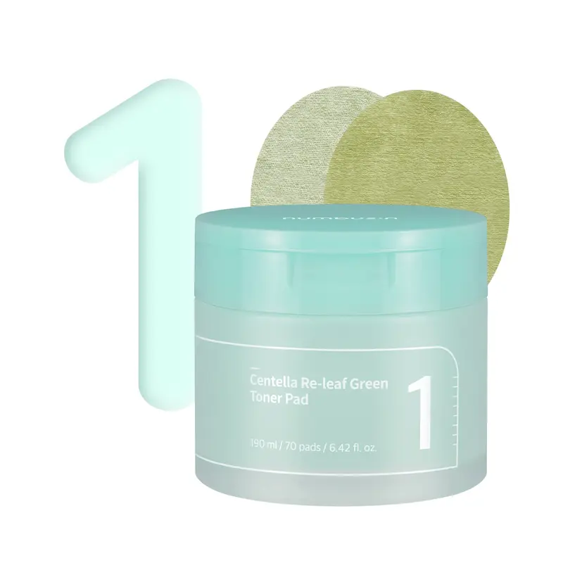 پد تونر سبز سنتلا ریلیف نامبوزین No.1 Centella Re-Leaf Green Toner Pad