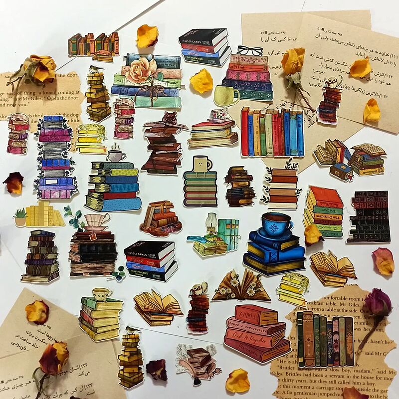 پک استیکری کتاب