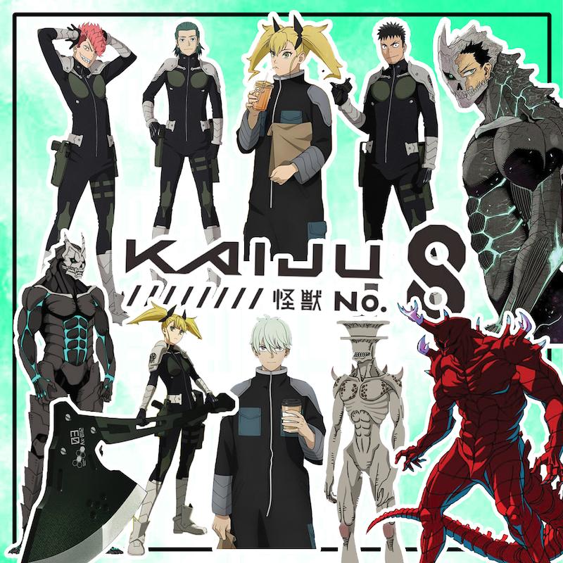 پک استیکری kaiju no 8