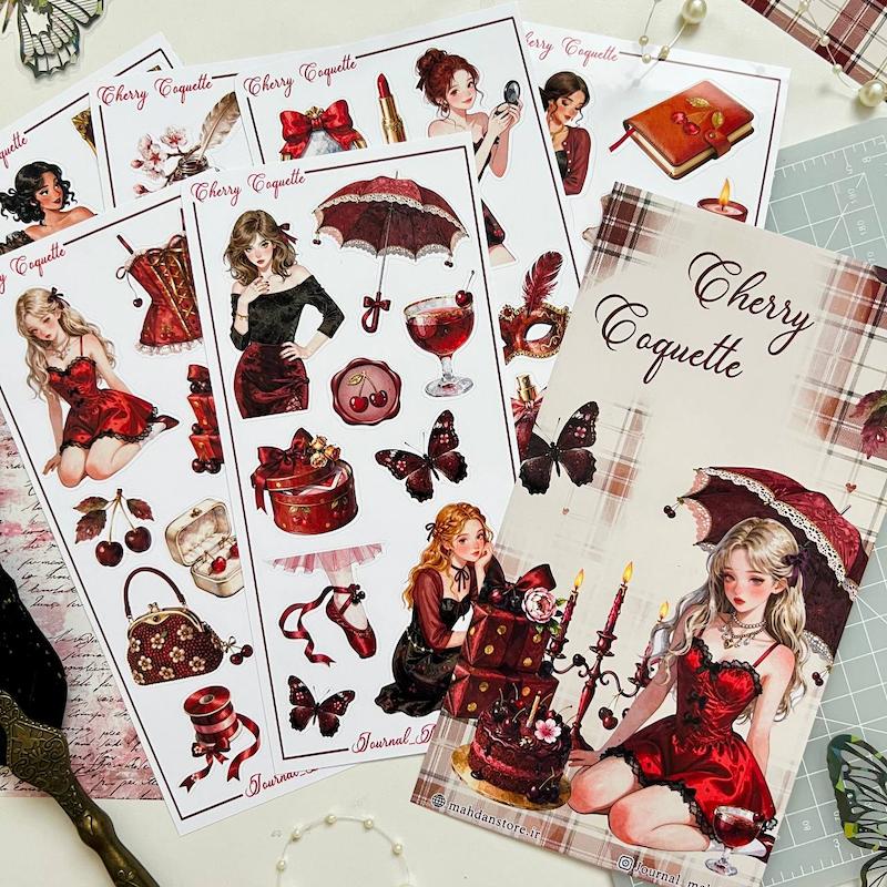پک استیکری cherry coquette 