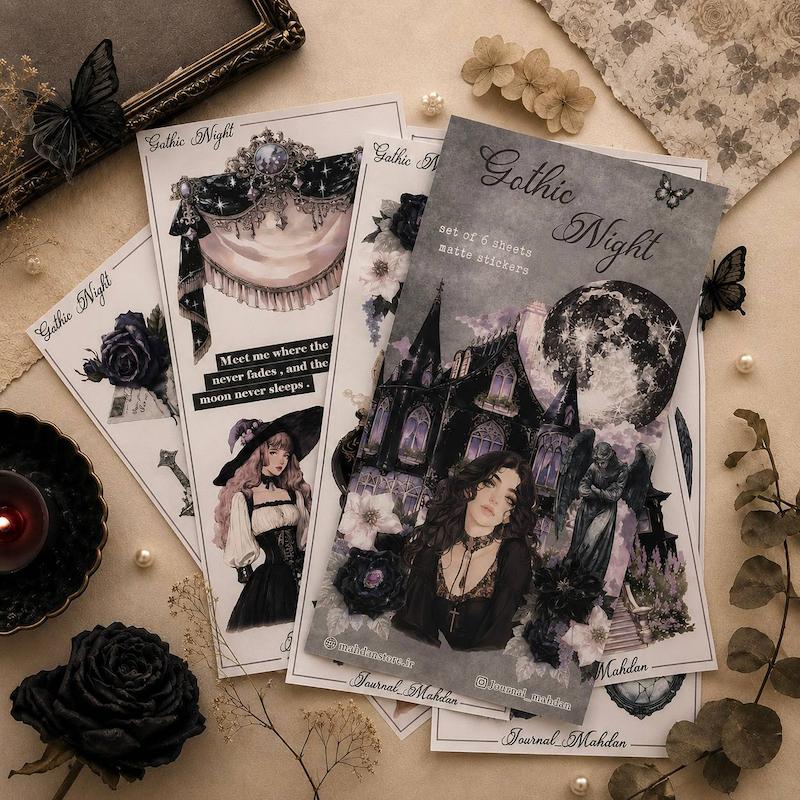 پک استیکری Gothic Night