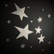 پک ستاره آینه‌ای دیواری Mini Stars | مهدان استور