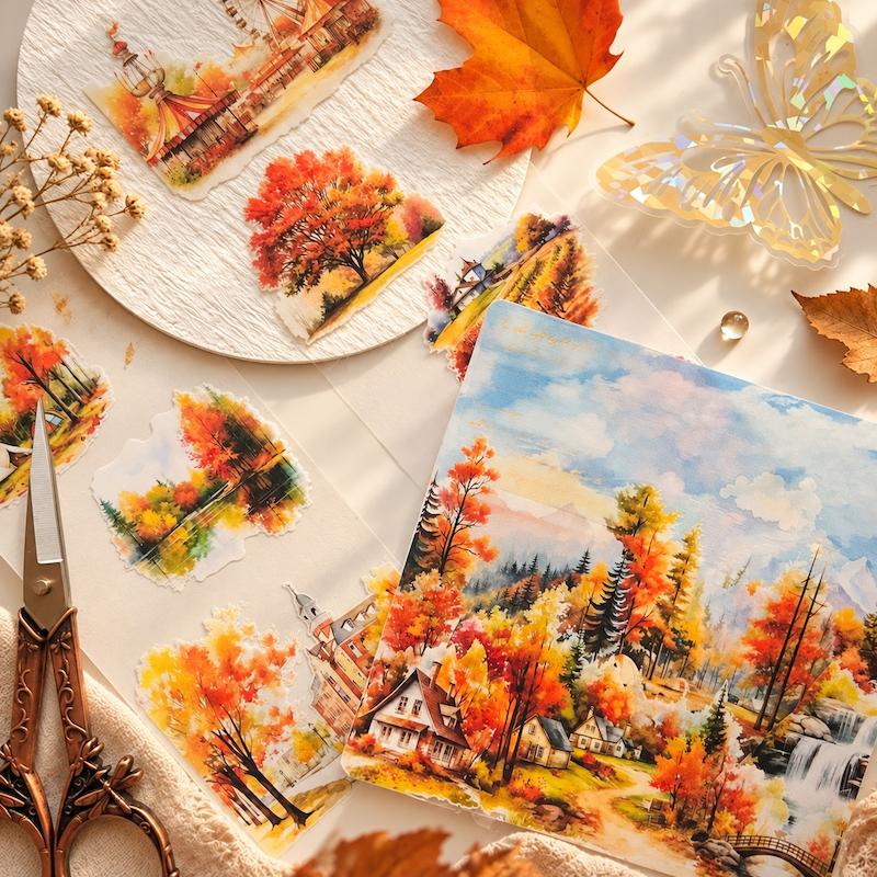 آیتم های برش خورده Autumn Soul برای کلاژ