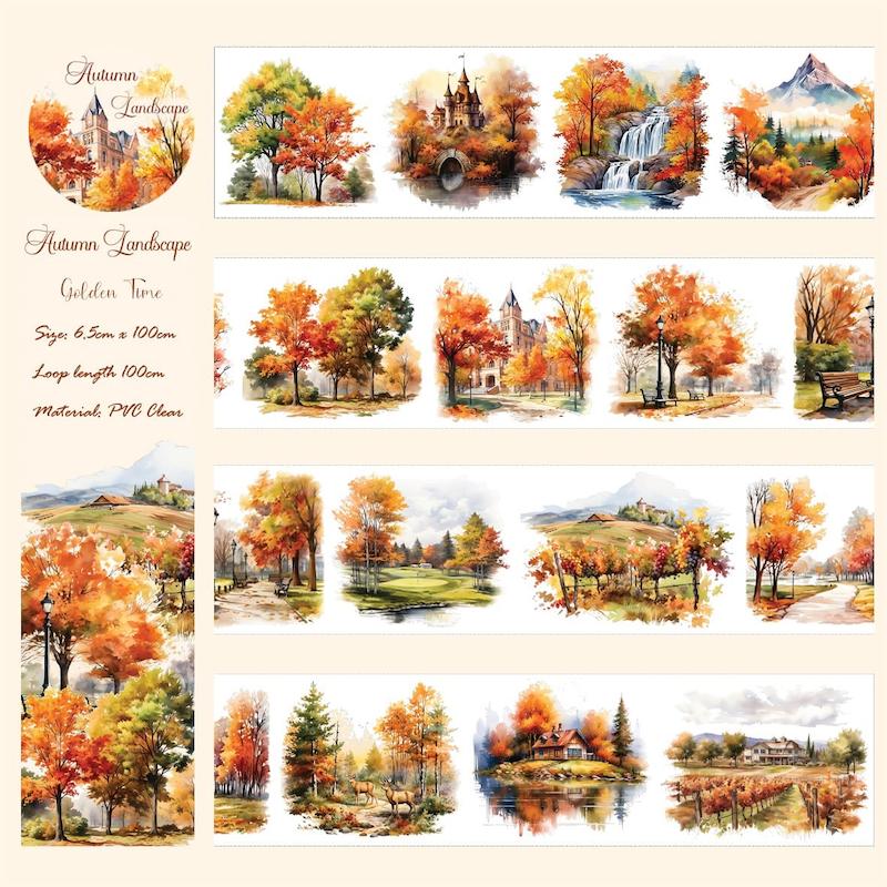 طرح کامل واشی Autumn Landscape مهدان استور