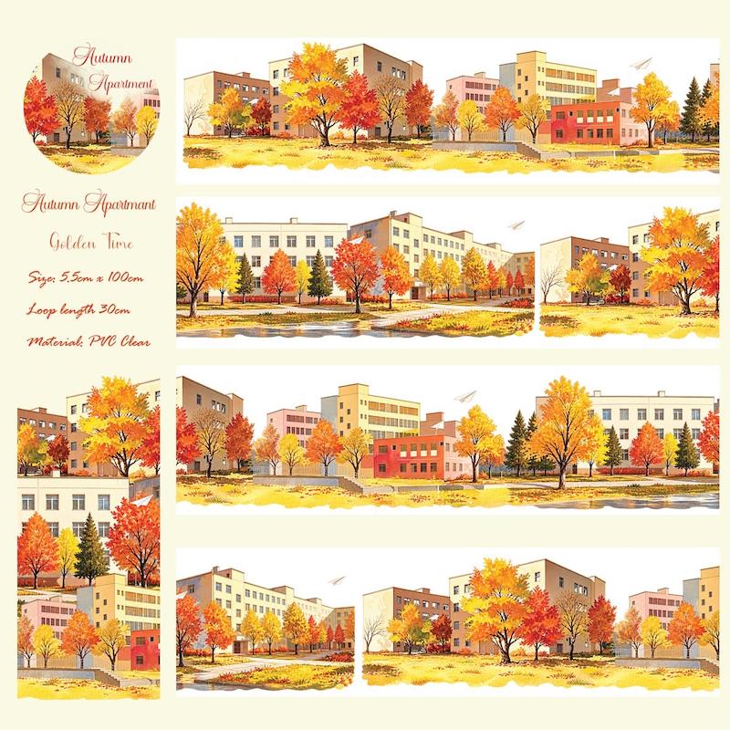 طرح کامل واشی Autumn Apartment مهدان استور