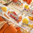 واشی PVC شفاف Autumn In City عرض 6 سانتی متر