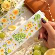 واشی طرح گلابی انگور و گل برای کلاژ