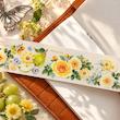 واشی باغ و طبیعت با رنگ زرد و سبز