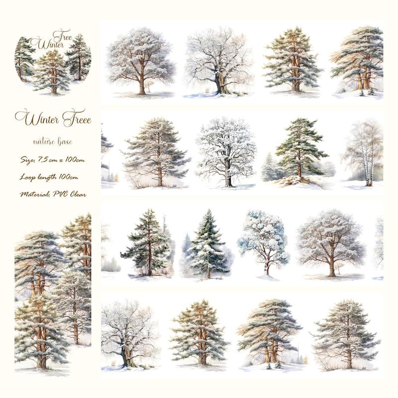 طرح کامل واشی Winter Tree مهدان استور