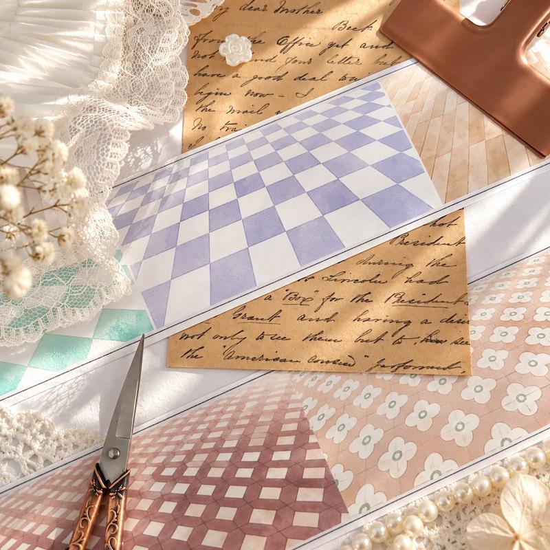 واشی PVC شفاف Retro Floor عرض 5.5 سانتی متر