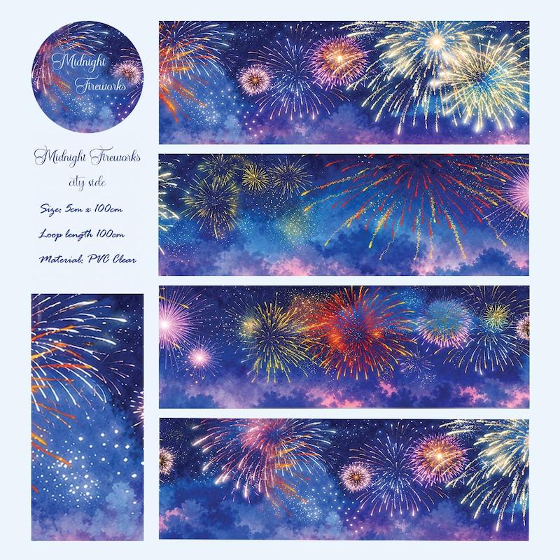 طرح کامل واشی Midnight Fireworks مهدان استور